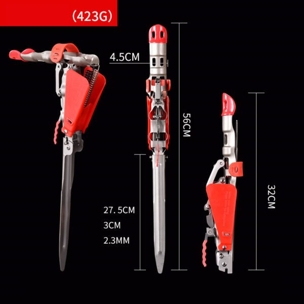 Fishing Rod Holder Spring Automatic Full Stainless Steel Adjustable Sensitivity Folding Fishing Accessories Bracket - Image 3